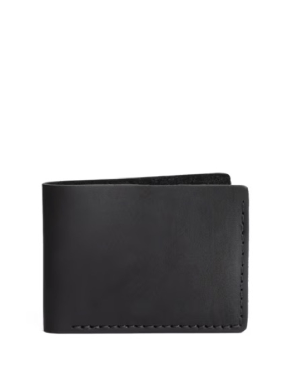 Portland leather Black Leather Card & Key Wallet - Men's Accessories